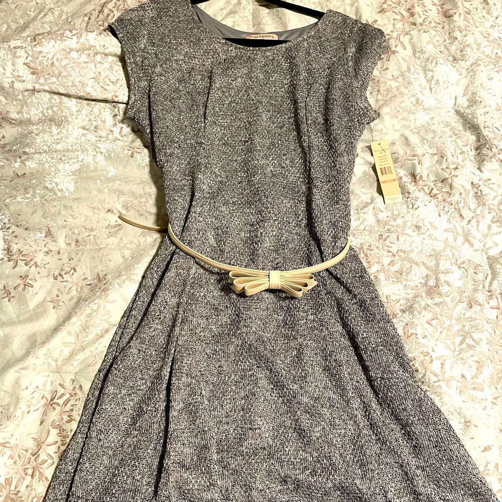 Aline with small cap sleeves dress